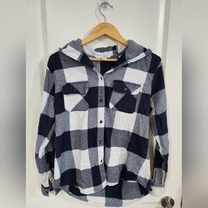 Plaid Button-Down Shirt